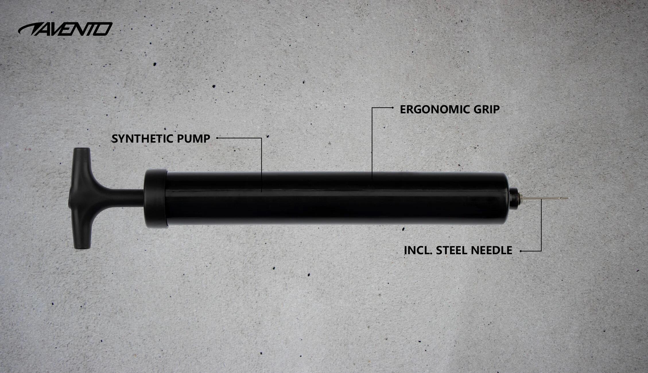 Avento Bomba de Inflar de Mano 30 cm – Negra 6/6
