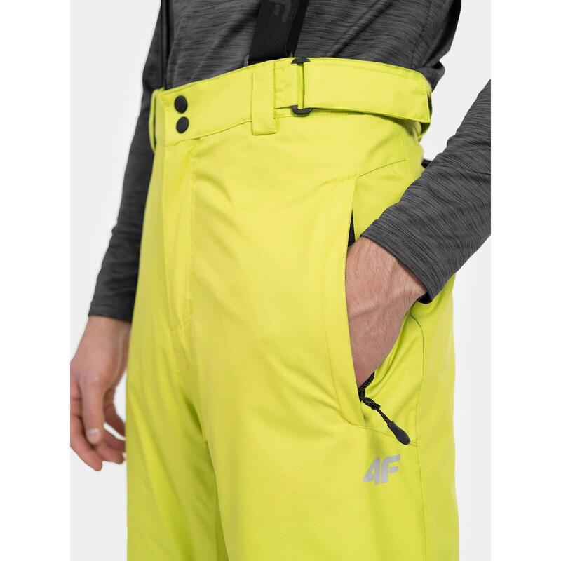 PANTALONI DE SCHI PENTRU BĂRBAȚI CU MEMBRANA 5.000, Verde, 3XL