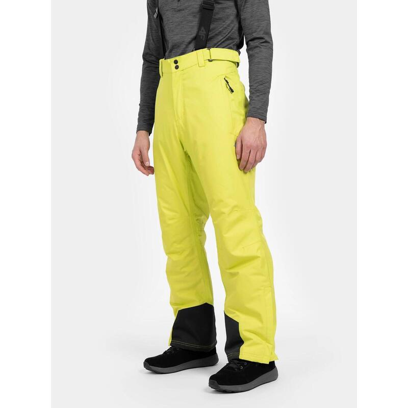 PANTALONI DE SCHI PENTRU BĂRBAȚI CU MEMBRANA 5.000, Verde, 3XL