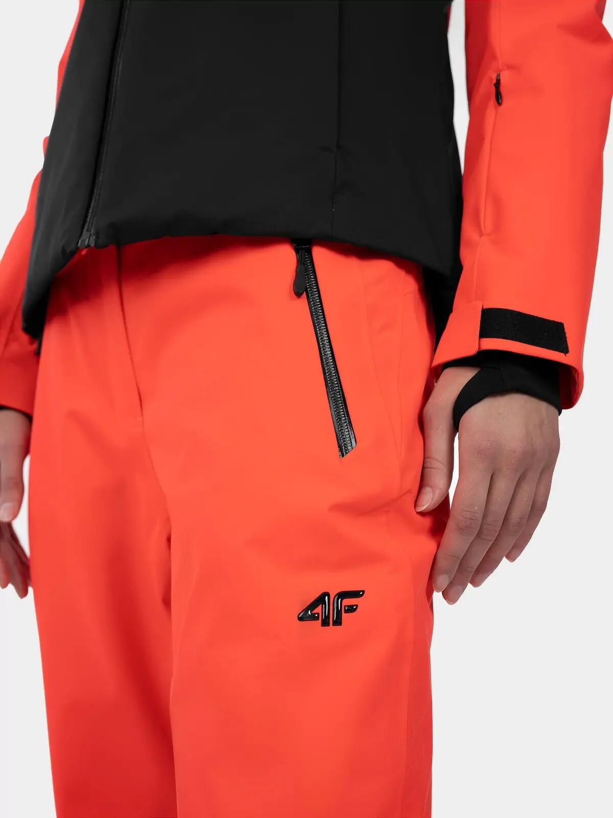 Pantaloni schi damă 4FPRO Dermizax 20 000, roșu fluo, XS 4/6