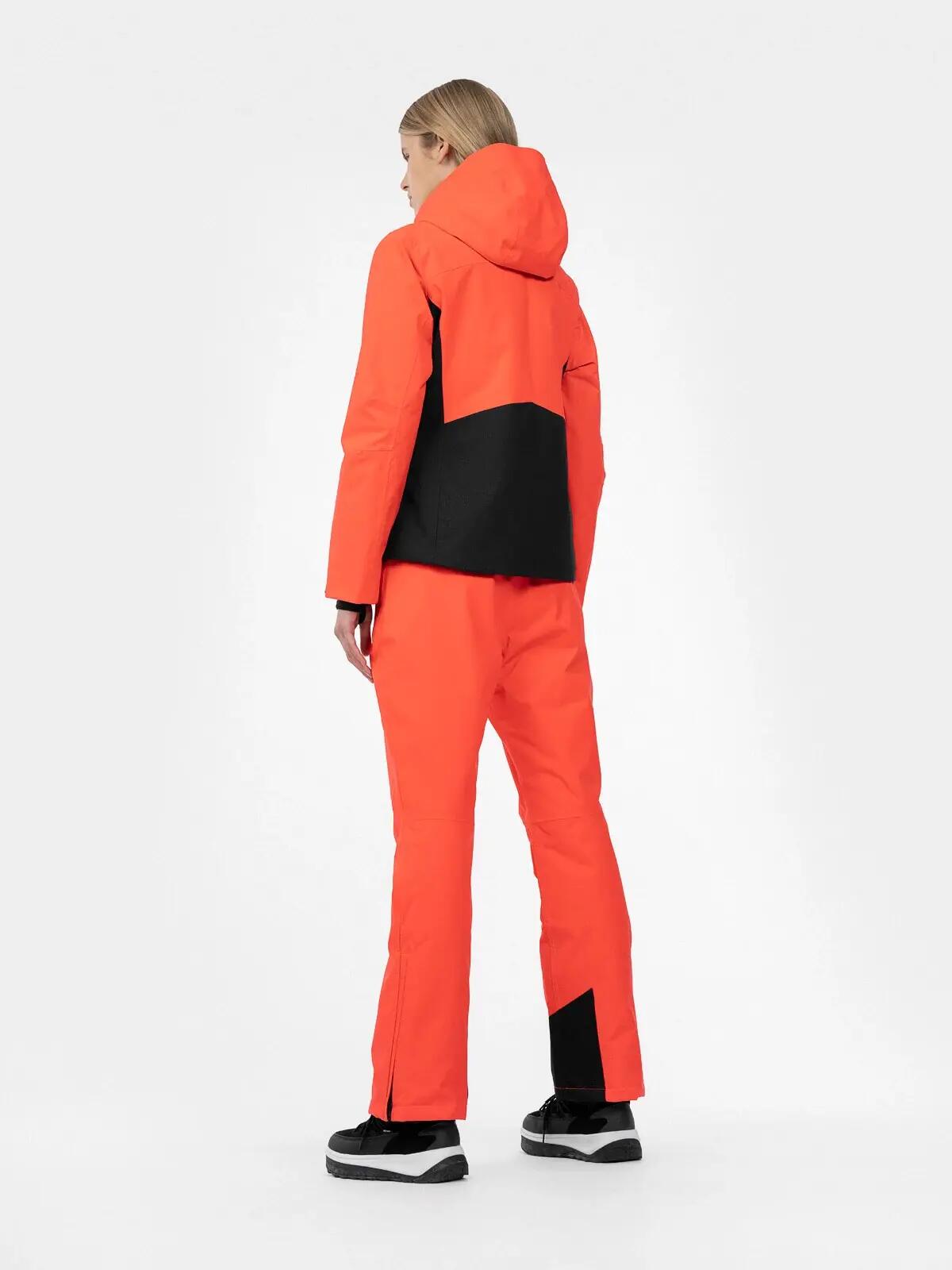 Pantaloni schi damă 4FPRO Dermizax 20 000, roșu fluo, XS 3/6