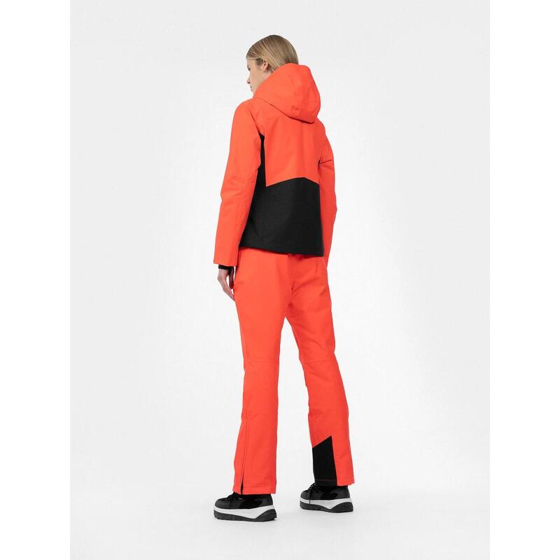 Pantaloni schi damă 4FPRO Dermizax 20 000, roșu fluo, XS