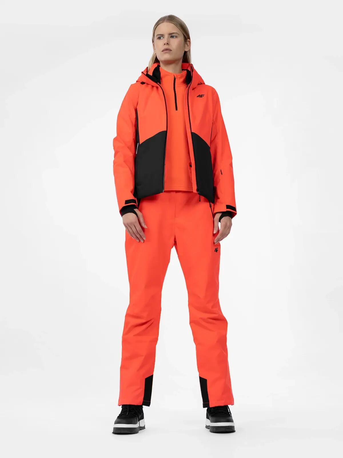 Pantaloni schi damă 4FPRO Dermizax 20 000, roșu fluo, XS 6/6