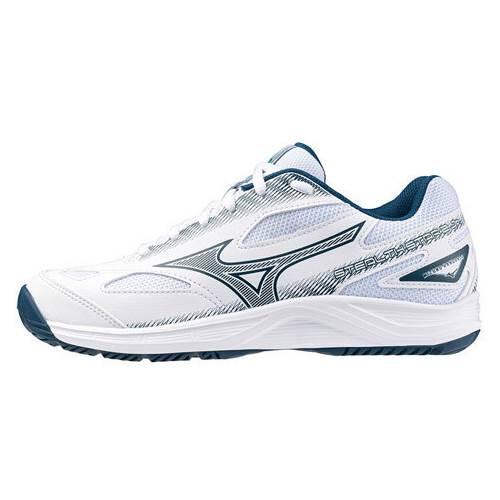 Zapatillas niÃ±os unisex Mizuno Stealth star 2 en color blanco