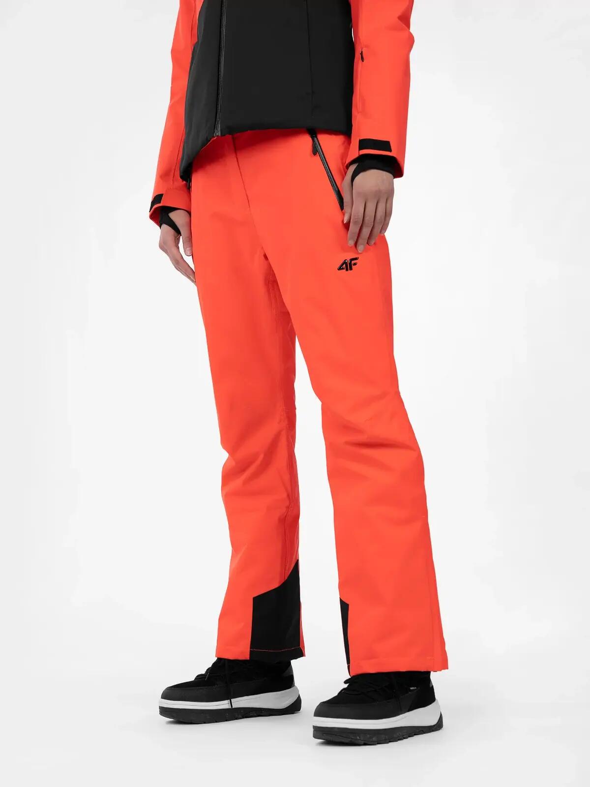 Pantaloni schi damă 4FPRO Dermizax 20 000, roșu fluo, XS 5/6