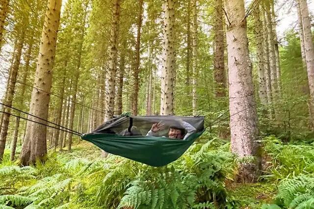 Hamac DD Junior Frontline DD Hammock Olive Green - 1.9m x 1.1 2/4