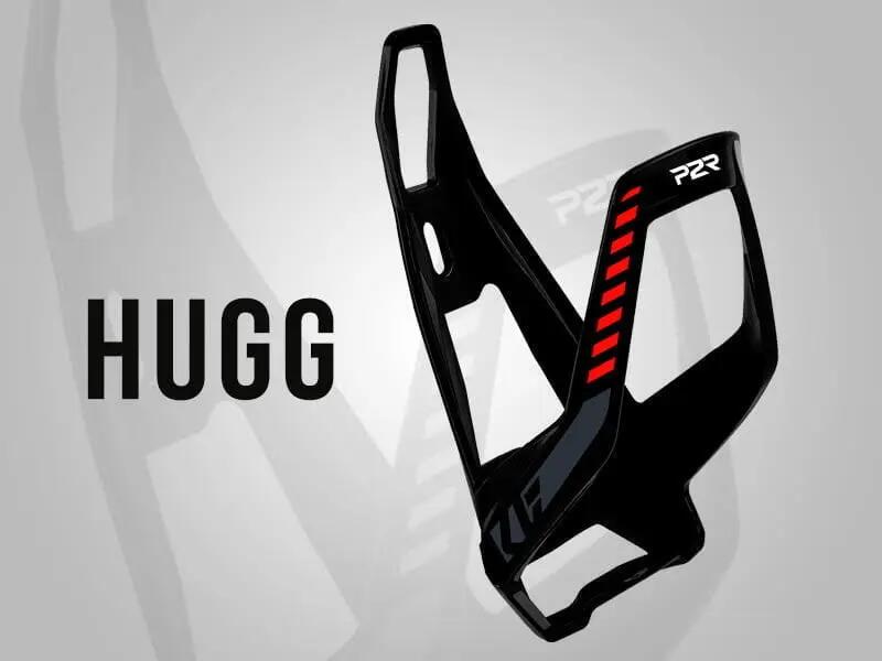 Suport bidon apa pentru ciclism Hugg, Gri-Rosu-Alb 2/2