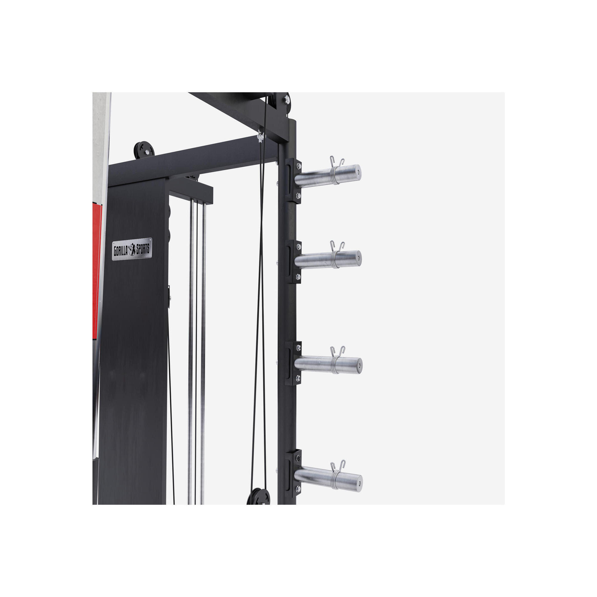 GORILLA SPORTS SMITH MACHINE POWER RACK, MULTI STATION, PRESS | BODYBUILDING