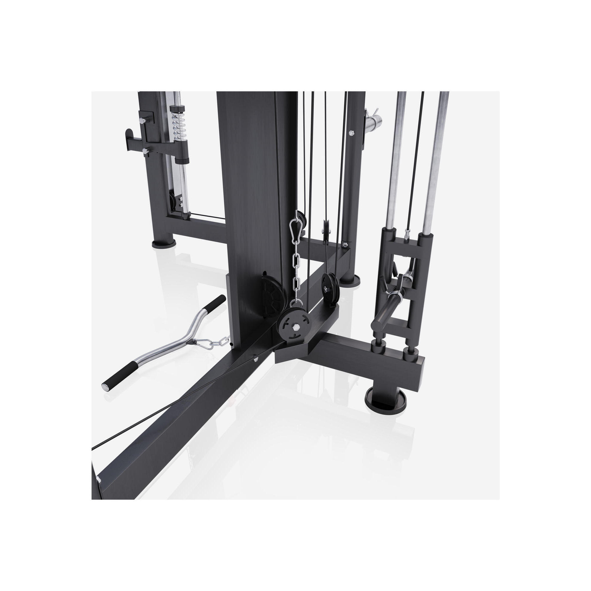 GORILLA SPORTS SMITH MACHINE POWER RACK, MULTI STATION, PRESS | BODYBUILDING