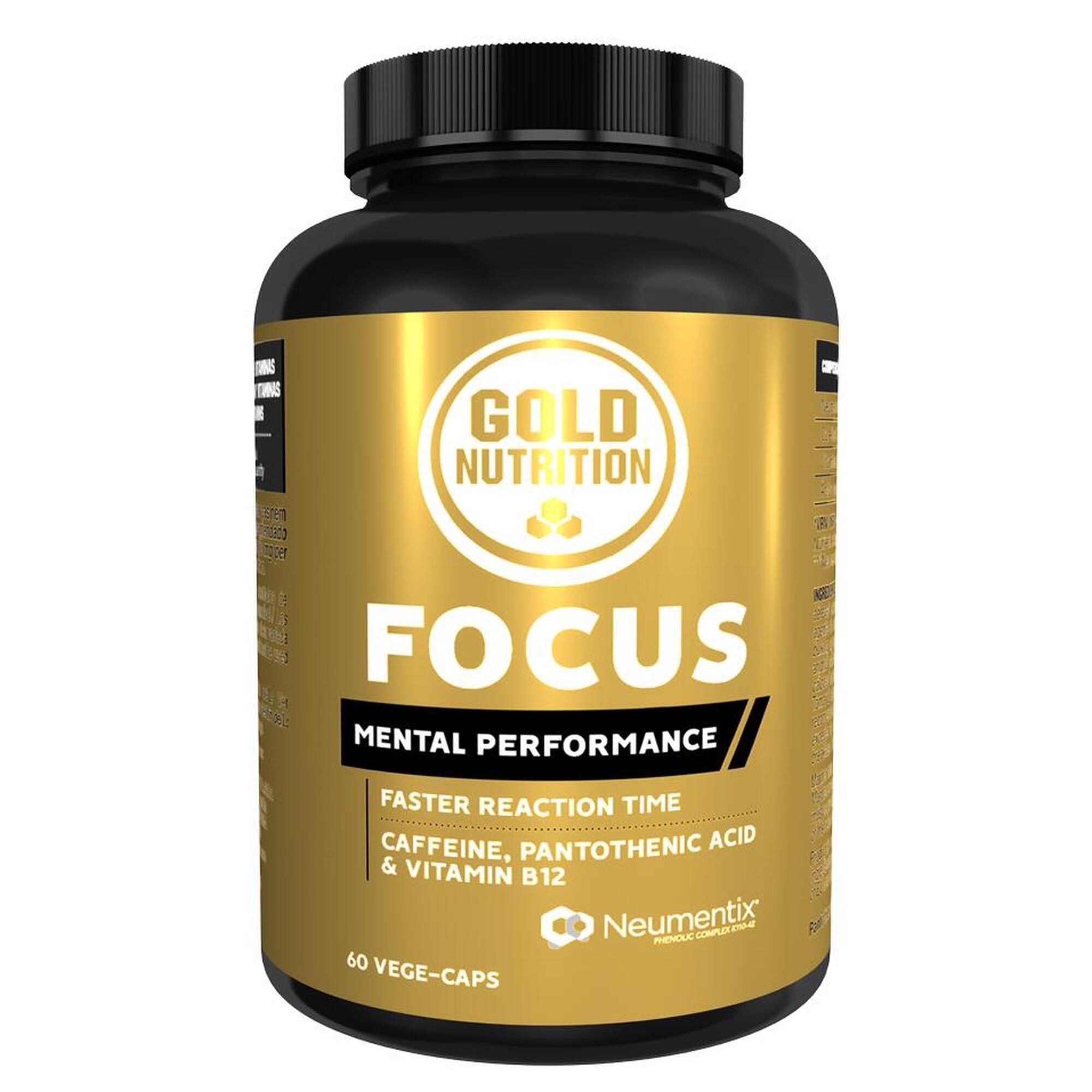 Supliment alimentar pentru functia cognitiva, Focus GoldNutrition, 60 capsule