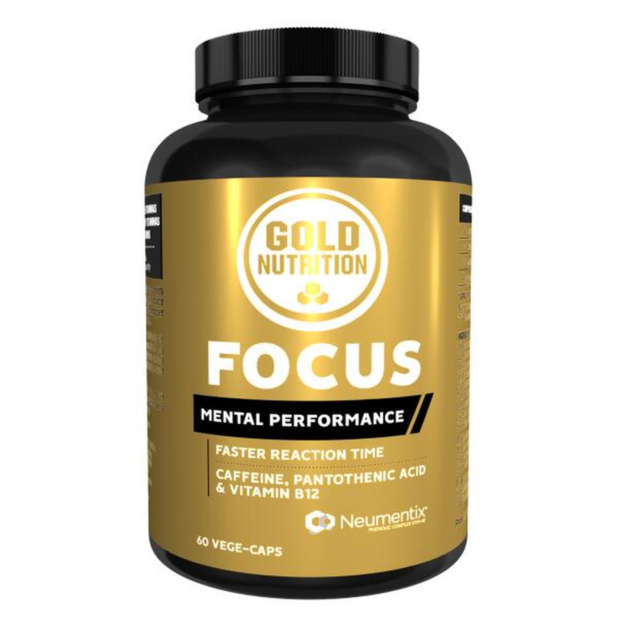 Supliment alimentar pentru functia cognitiva, Focus GoldNutrition, 60 capsule