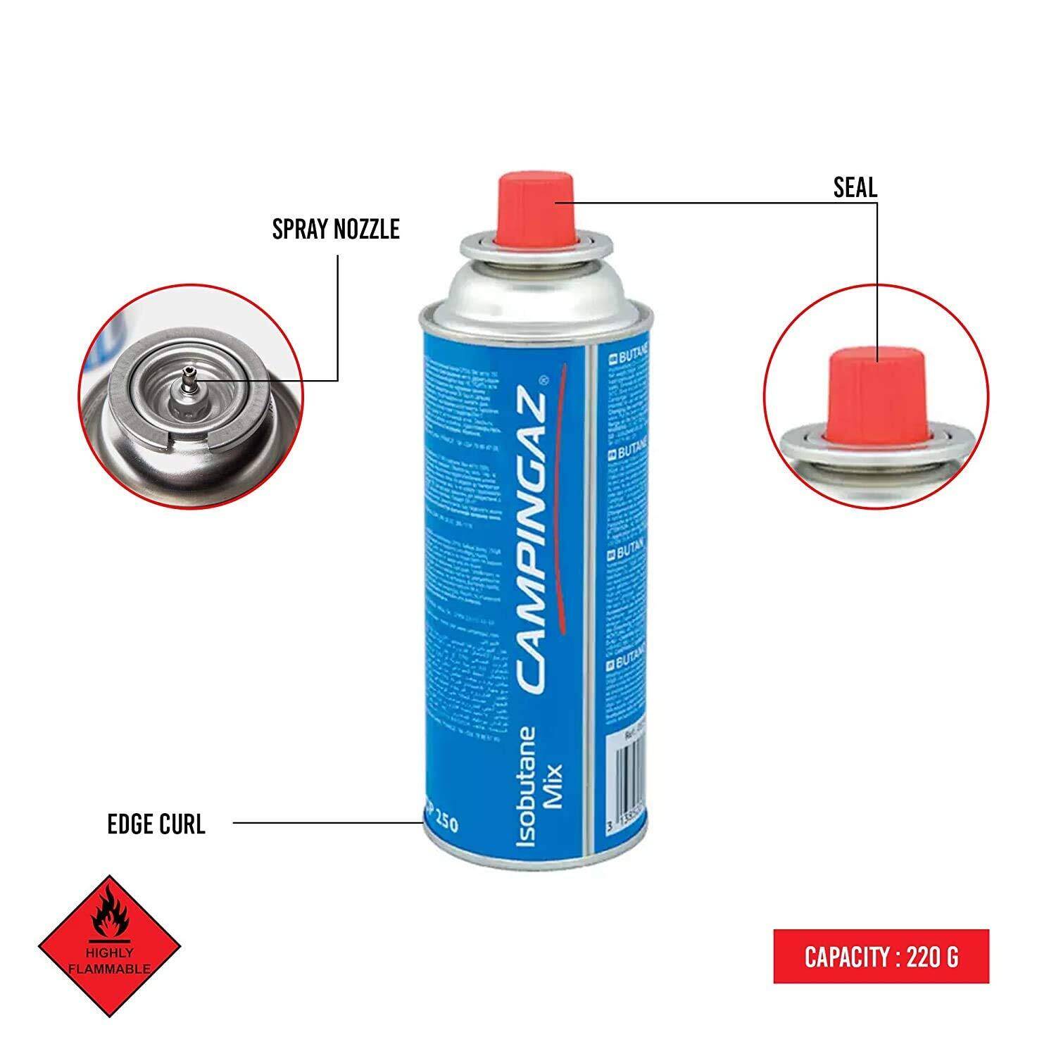 CAMPINGAZ CP 250 Butane Gas Canister - Pack of 4 -  3