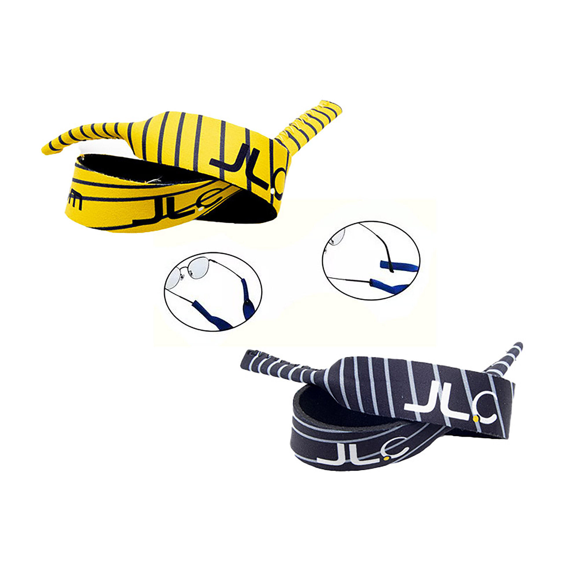Sujeta gafas sol JLC amarillo 2/3