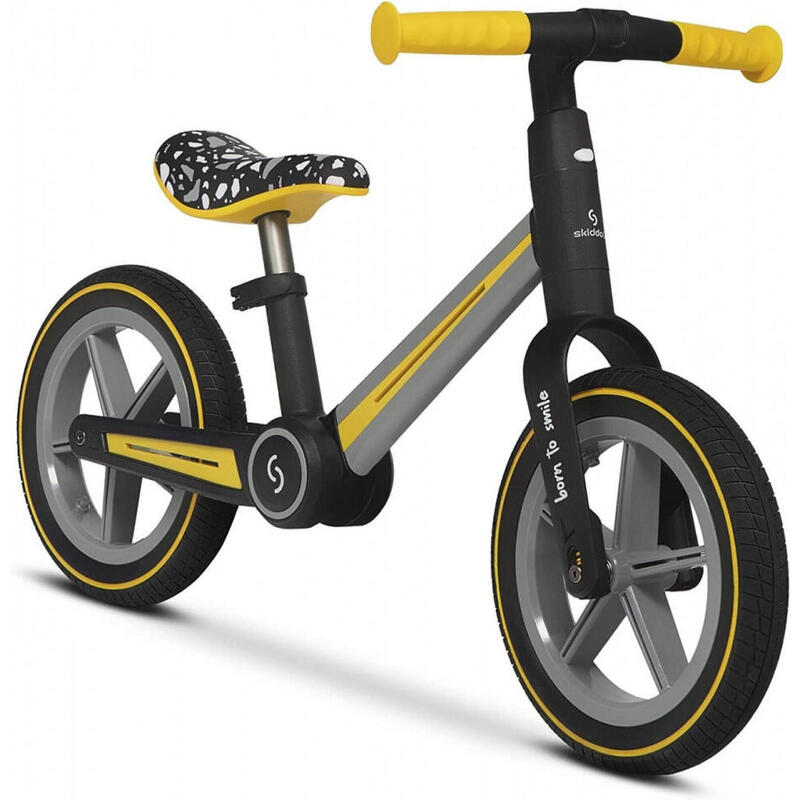 Bicicleta pliabila fara pedale Skiddou Ronny, Galben