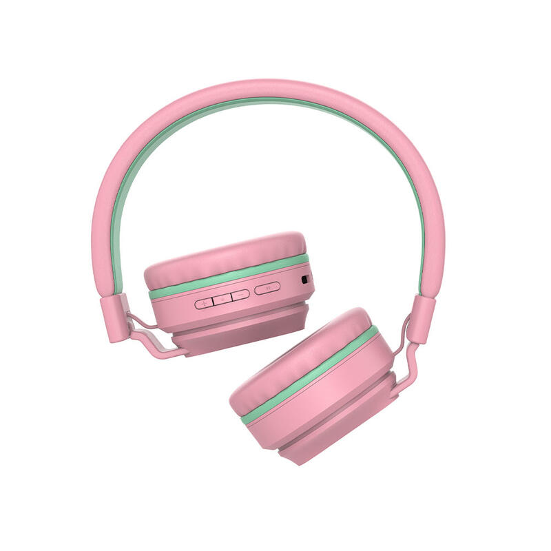 Casti Over-Ear Bluetooth Tellur Buddy, roz