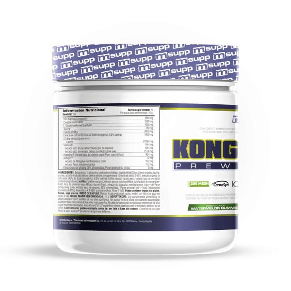 Kongestion Preworkout - 320g Sandias de gominola de MM Supplements