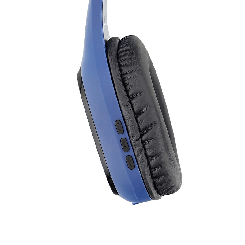 Casti Over-ear Bluetooth Tellur Pulse, Microfon, Albastru