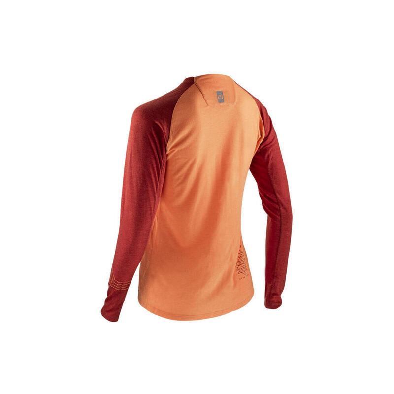 Maglia Ciclismo Donna MTB 3.0 Gravity Arancione