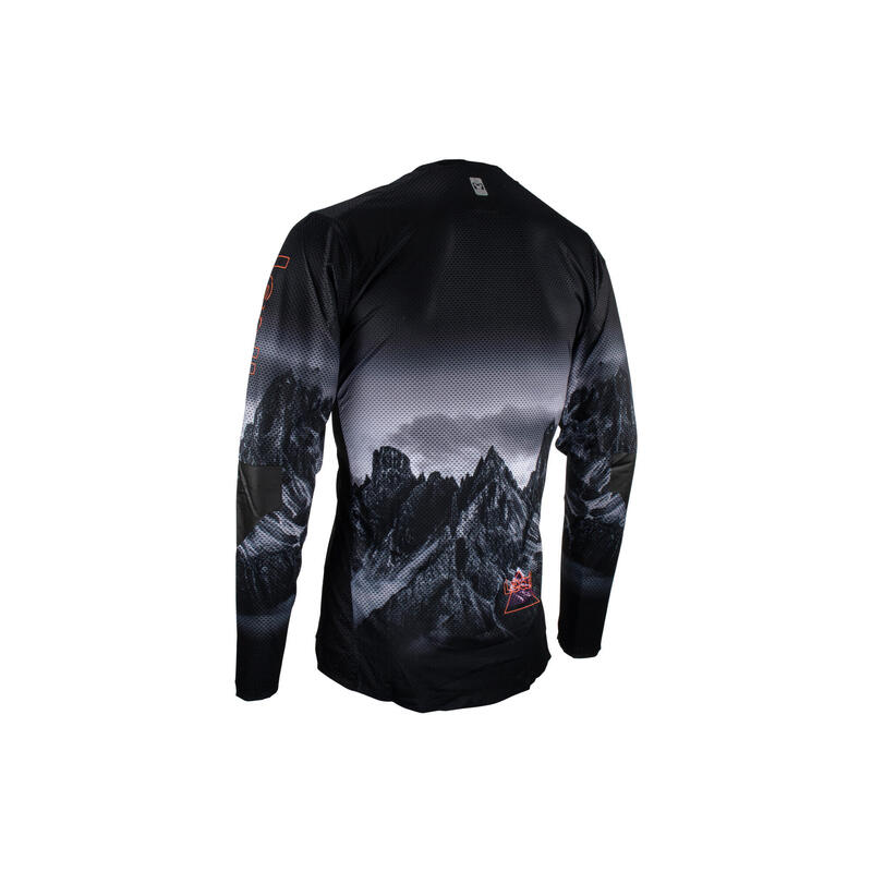 Maglia MTB Gravity 4.0 a maniche lunghe con rinforzo sui gomiti Nero Uomo