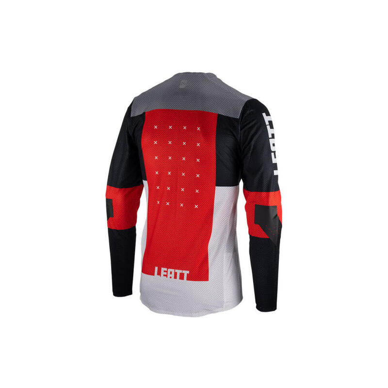 Maglia MTB Gravity 4.0 a maniche lunghe con rinforzo sui gomiti Rosso Uomo