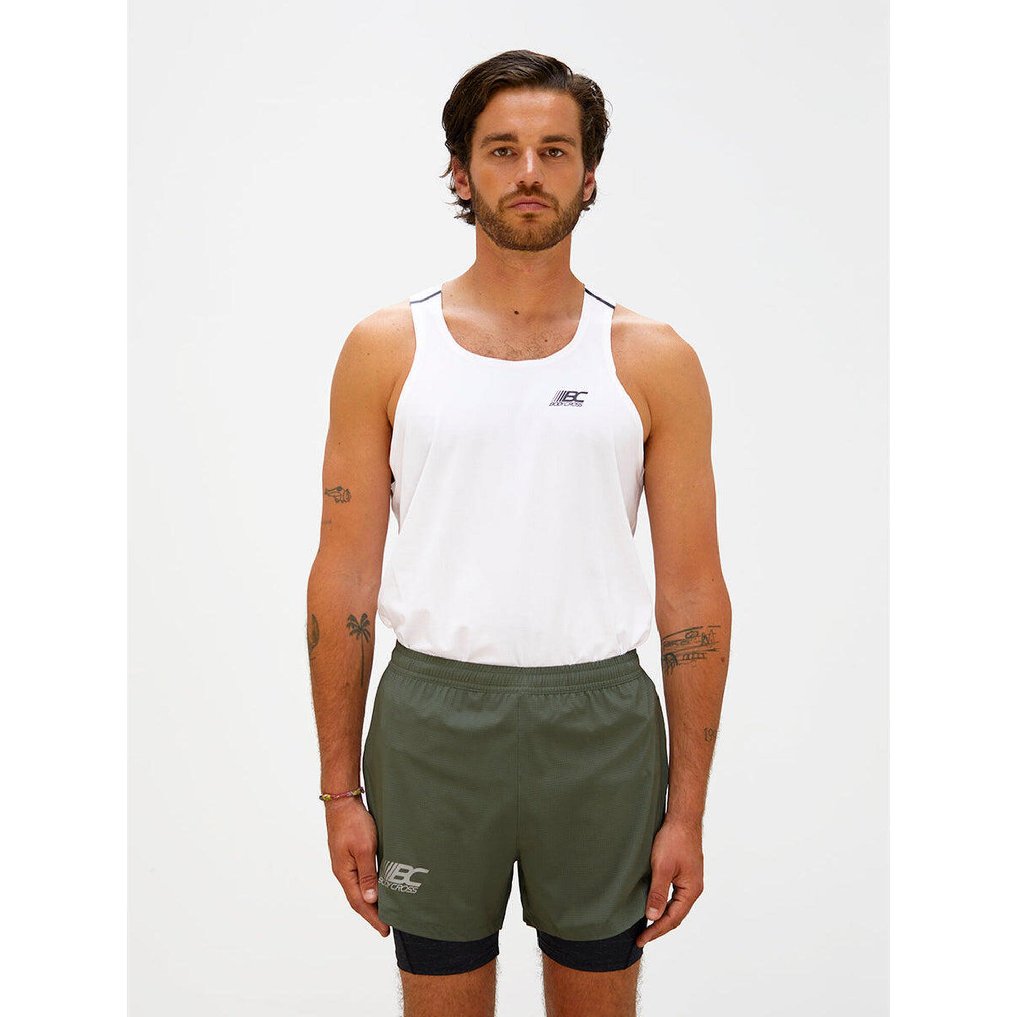 3-in-1 shorts BEN Khaki