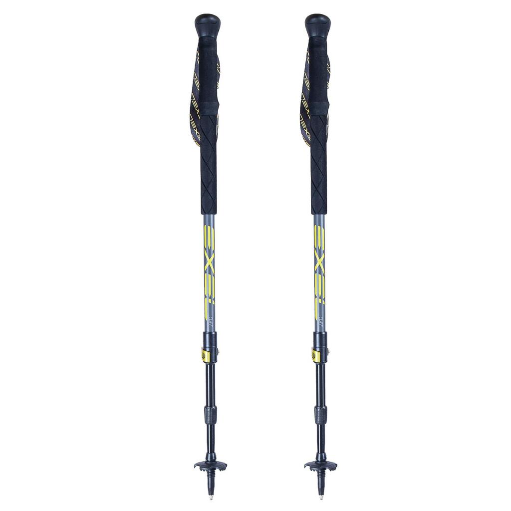 CLIFF shock-resistant trekking poles  50% carbon