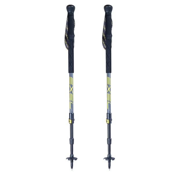 EXEL Bastones Trekking Exel Cliff 50% carbono gris