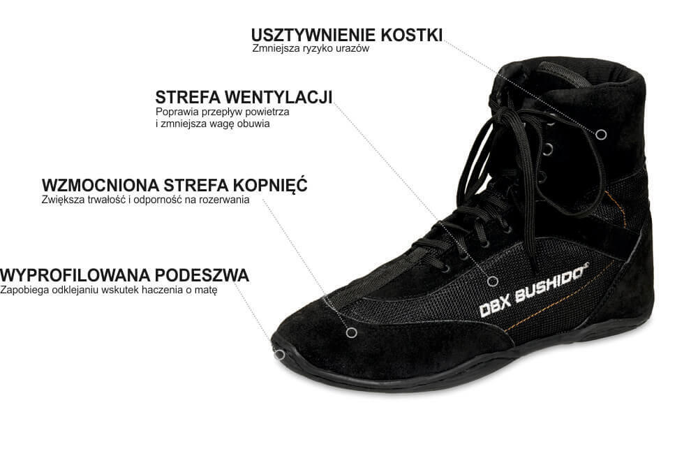 Box- und MMA-Trainingsschuhe DBX Bushido ARS-2051B 3/7