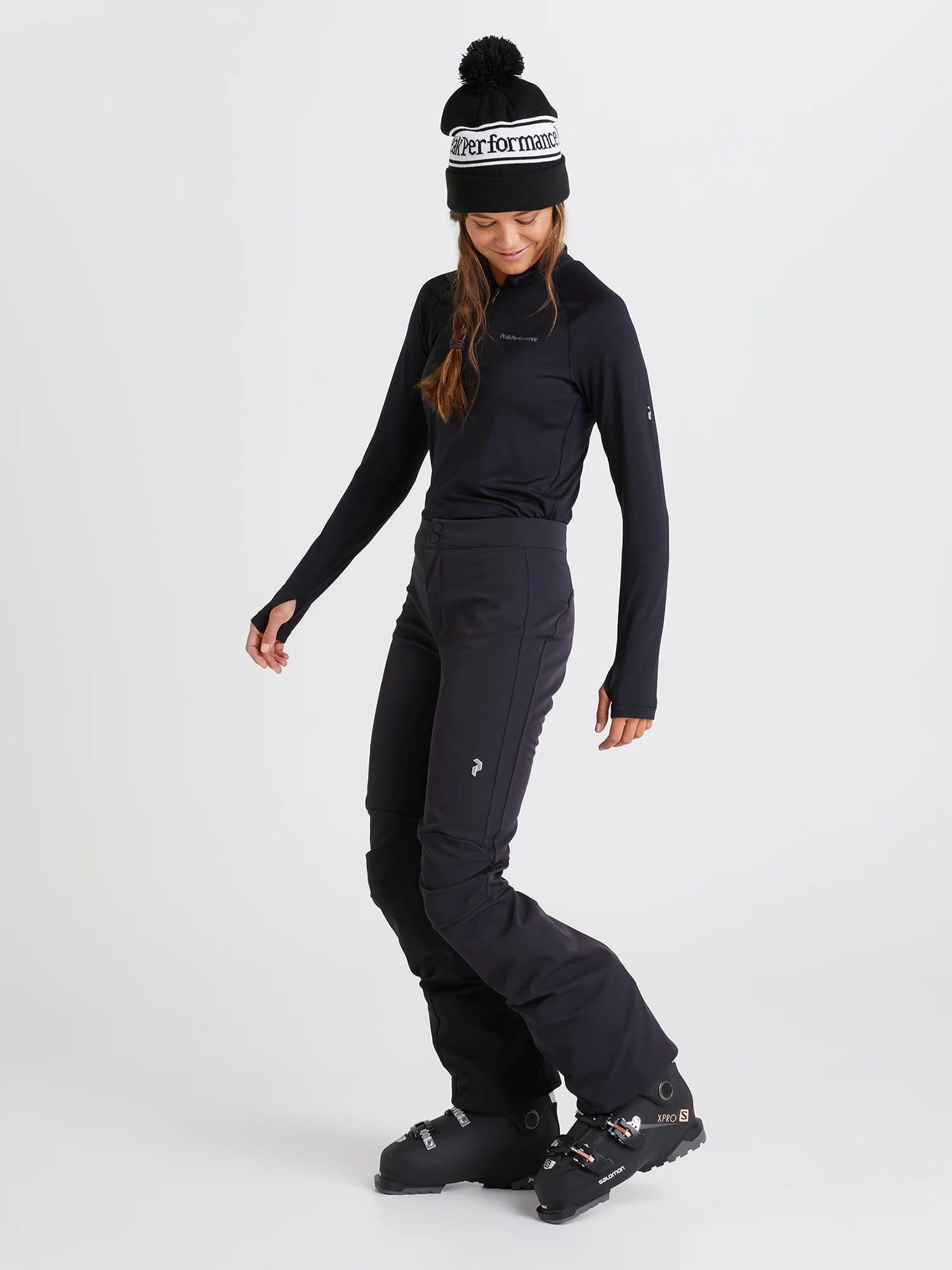 Broek - Sportswear - Dames - Stretch, Regular fit - Zwart 4/7