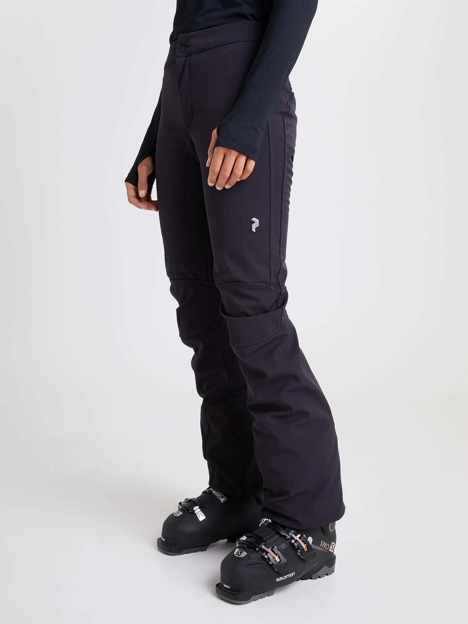 Broek - Sportswear - Dames - Stretch, Regular fit - Zwart 5/7