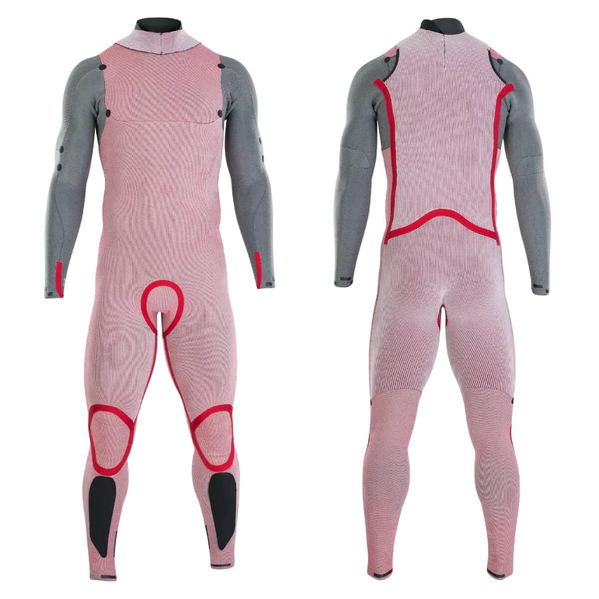 ION Wetsuit Seek Amp 5/4 Backzip Grijs 3/7