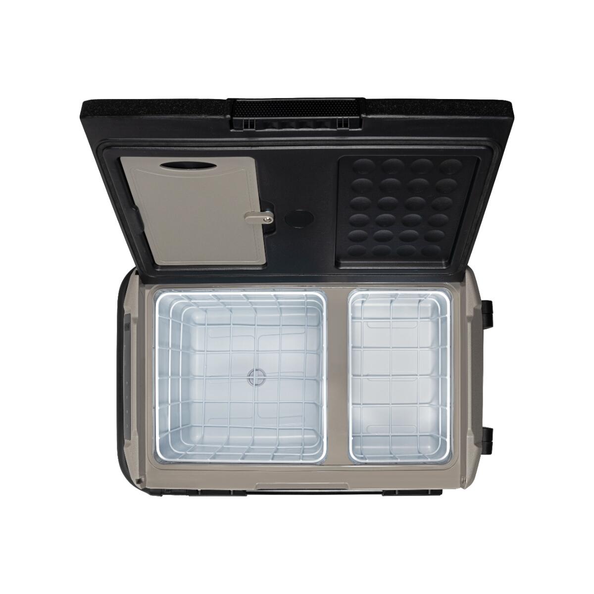 Glacière électrique Steamy SECUD45 – 41 L – Double Zone – 12V/230V – Roulettes – Congélation -20°C