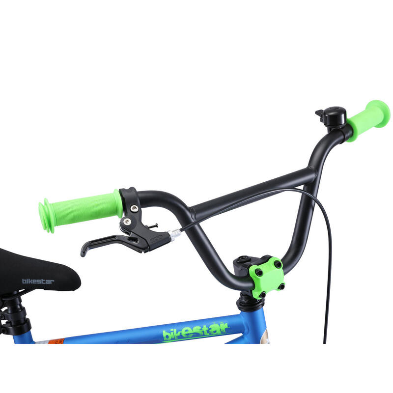 Bikestar kinderfiets BMX 16 inch blauw/groen