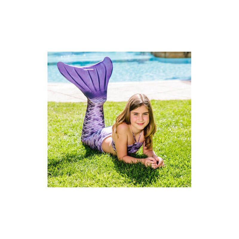 Cola de sirena monoaleta lila s 3/3