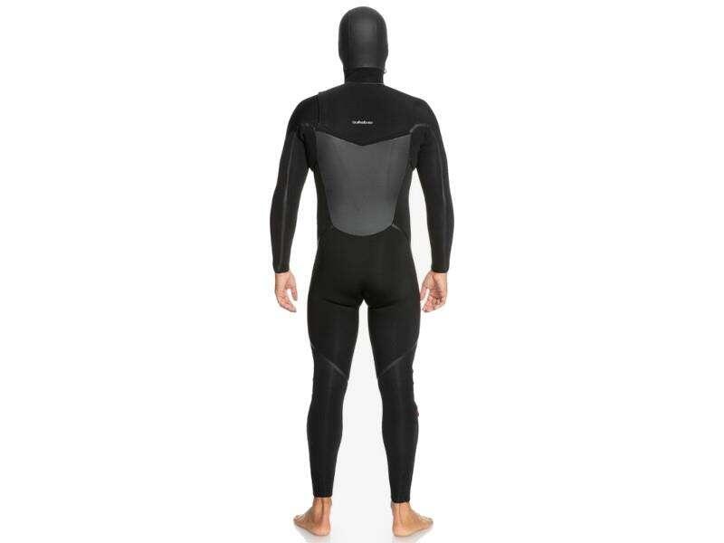 Pianka Quiksilver 5/4/3mm Marathon Session Chest Zip HOOD Black