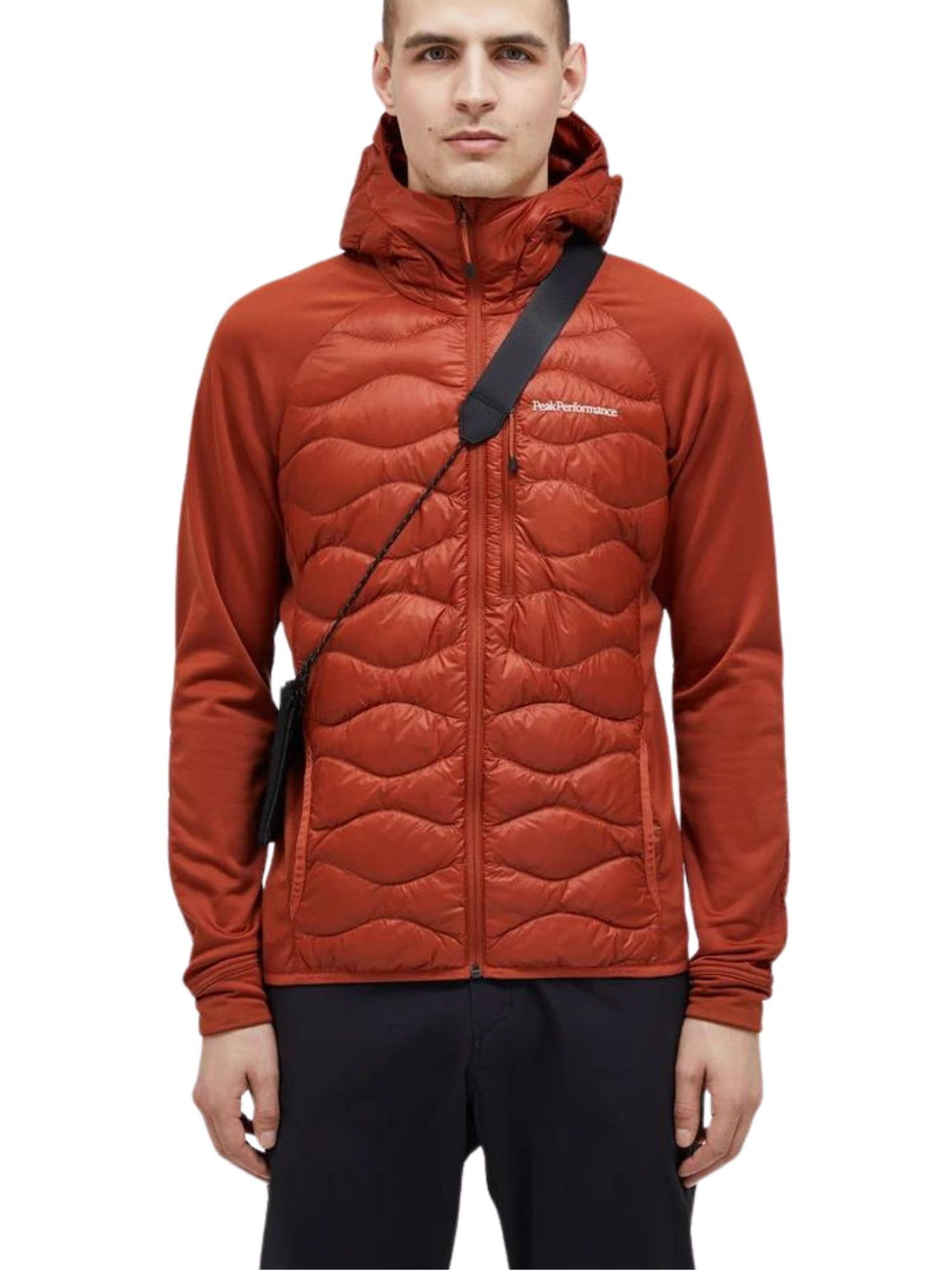 Kurtka Peak Performance M Helium Down Hybrid Hood Jacket Spiced - XXL