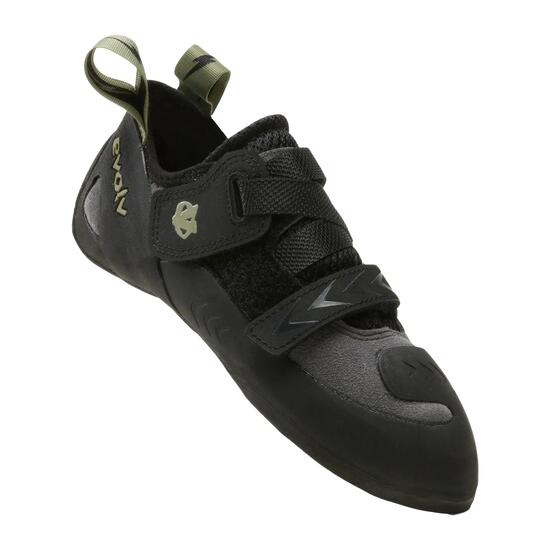 Scarpe da arrampicata uomo Evolv Kronos nero/olive US 105/44