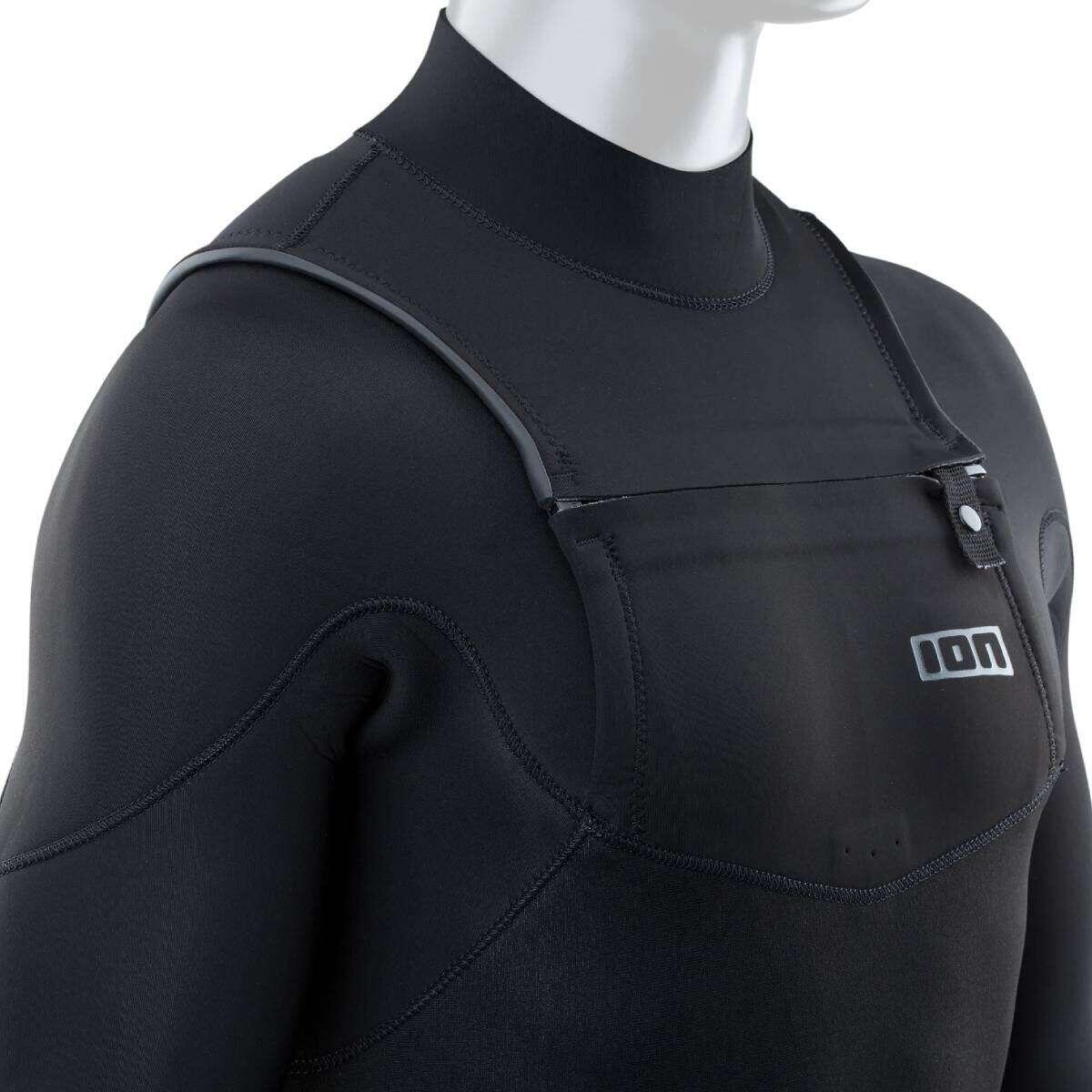 neopren ION Element 5/4 Front Zip men BLACK 4/5
