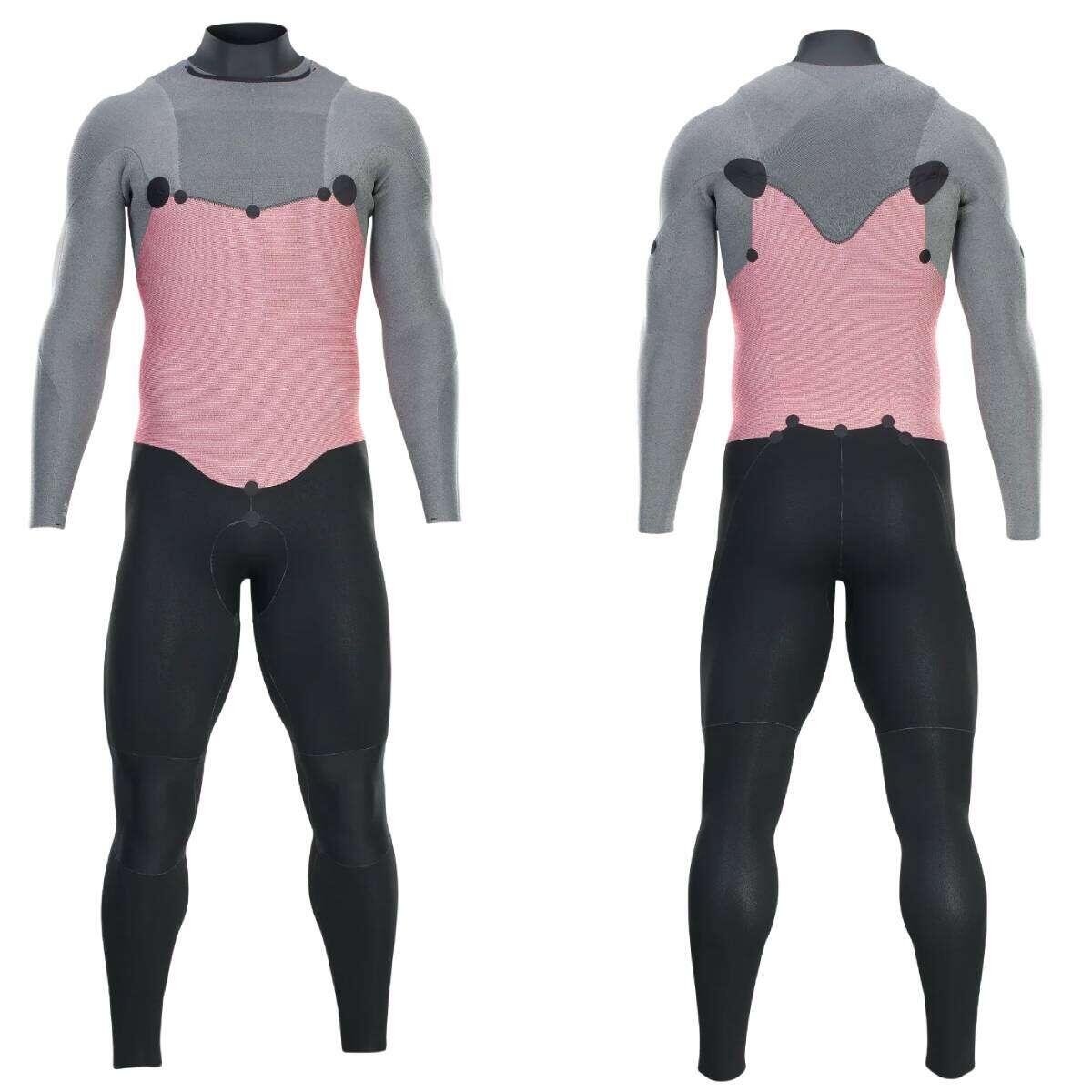 neopren ION Element 5/4 Front Zip men BLACK 3/5