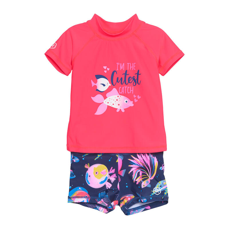 Koszulka + szorty do pływania dziecięce Color Kids Set