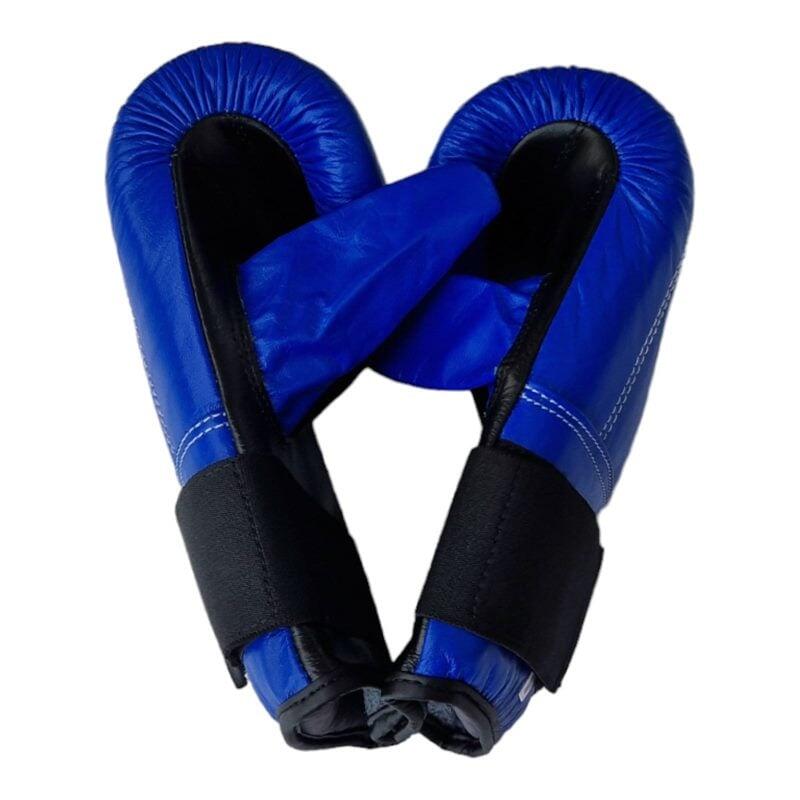 Manusi sac box Anastasia Sport, albastre, piele naturala, marime M