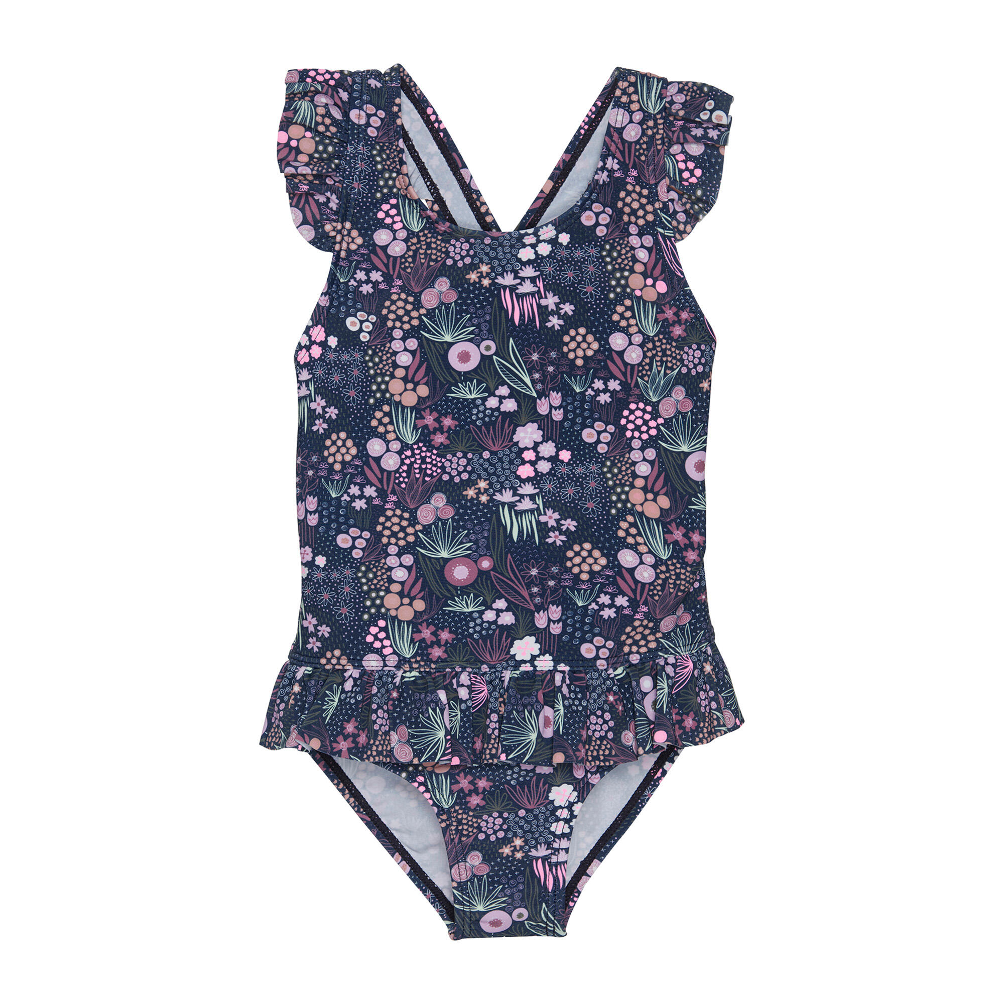 COLOR KIDS Color Kids Frills AOP kinderbadpak uit één stuk