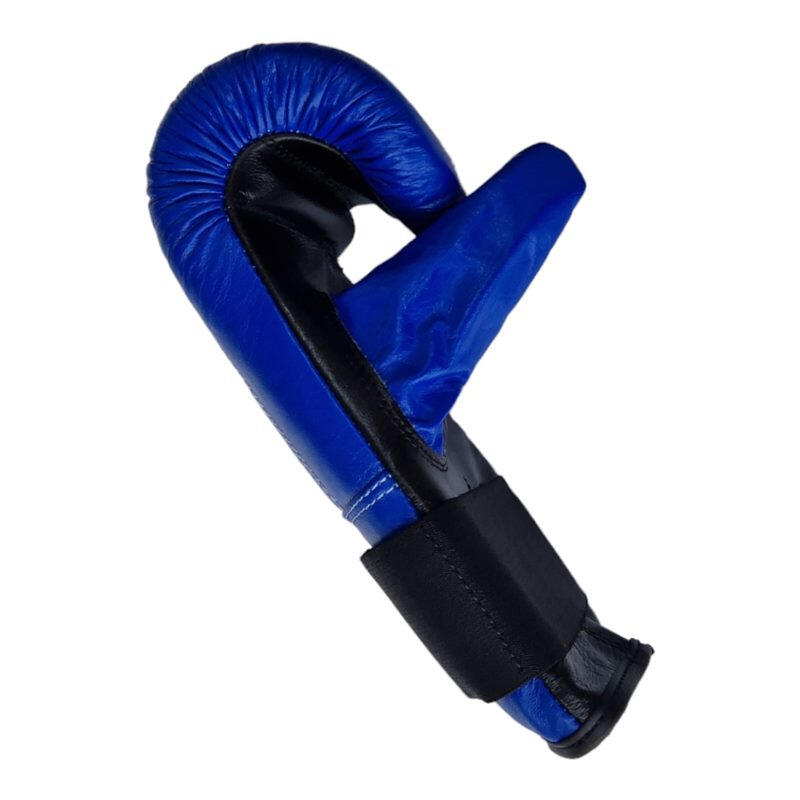 Manusi sac box Anastasia Sport, albastre, piele naturala, marime M