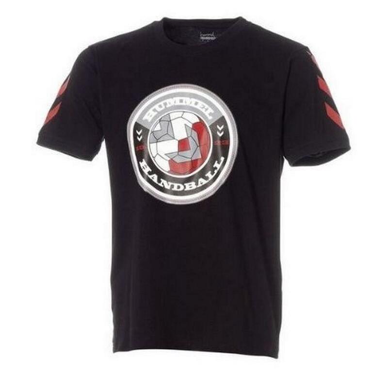 Tee-shirt Hummel STAMP Noir-Rouge