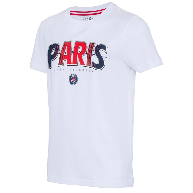 T-shirt PSG Enfant – Collection Officielle – 100% Coton – Garçon – Taille Jeune – Licence Paris Saint-Germain