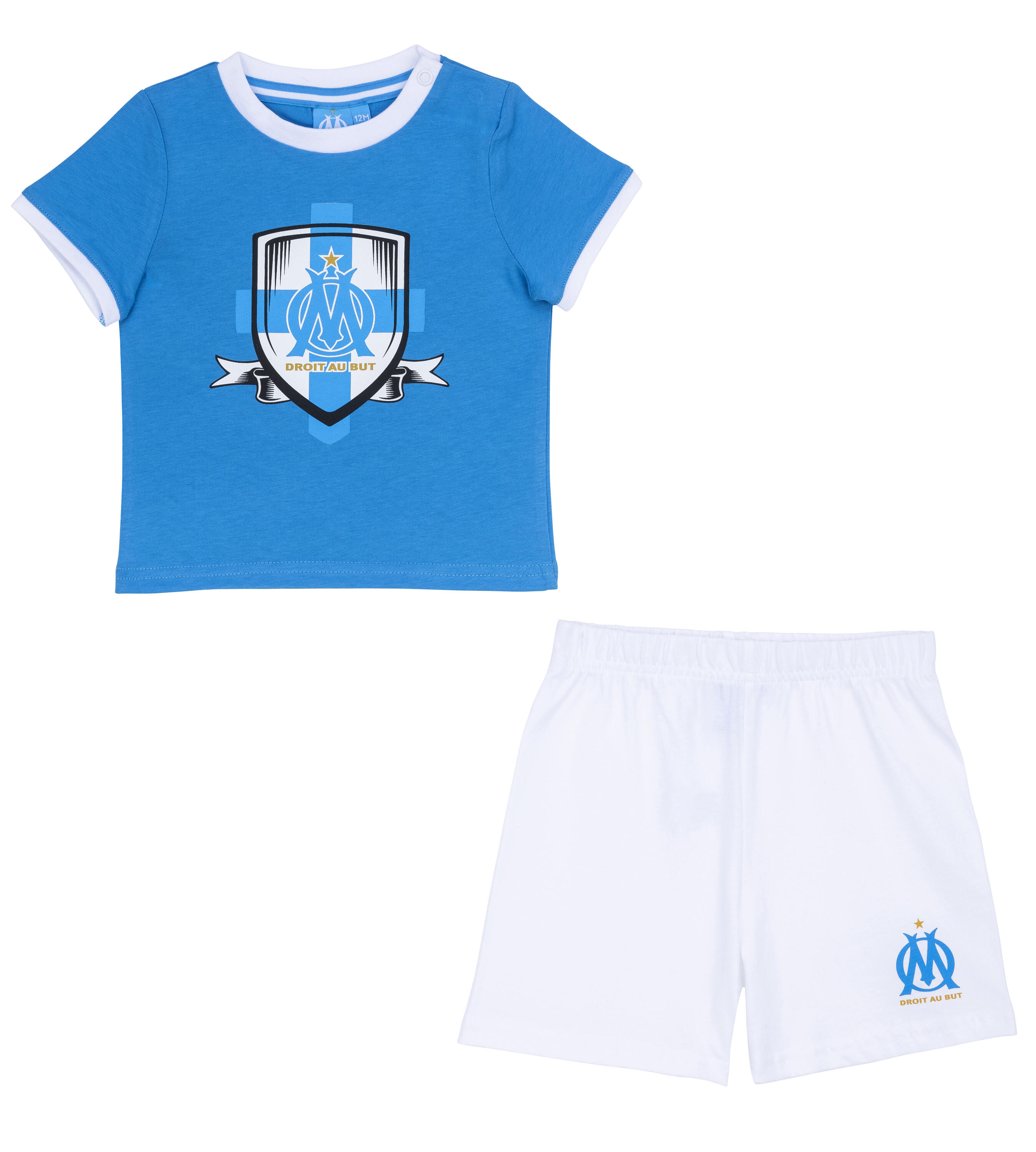 Ensemble bébé OM - Collection officielle Olympique De Marseille 1/2