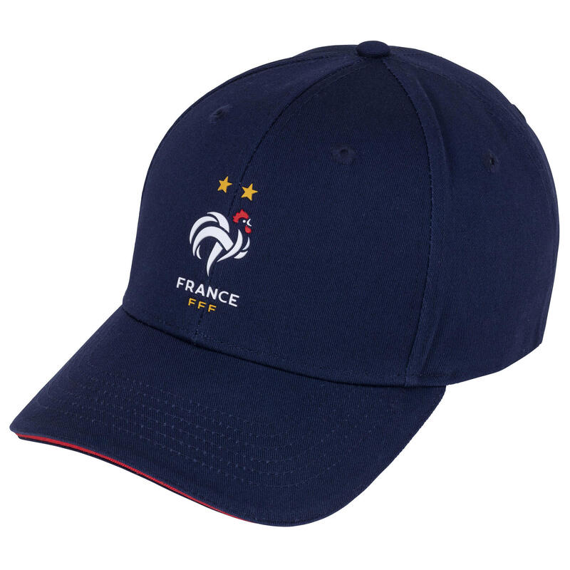 Schirmmütze der französischen Nationalmannschaft Logo FFF