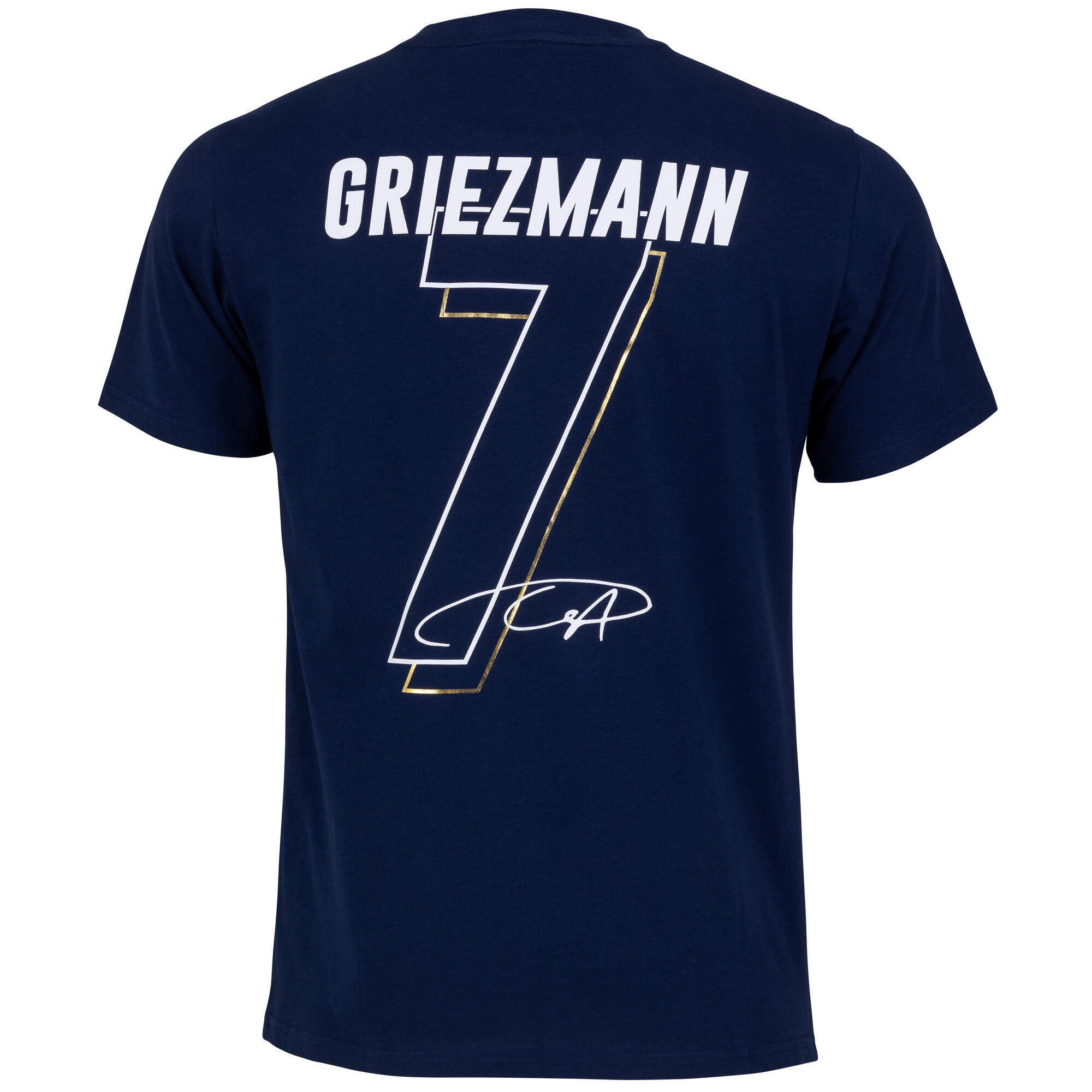 Fff - T-shirt Fff - Griezmann - Collection Officielle Equipe De France De Football - T-shirt Manches Courtes - Bleu - 40 M - Decathlon