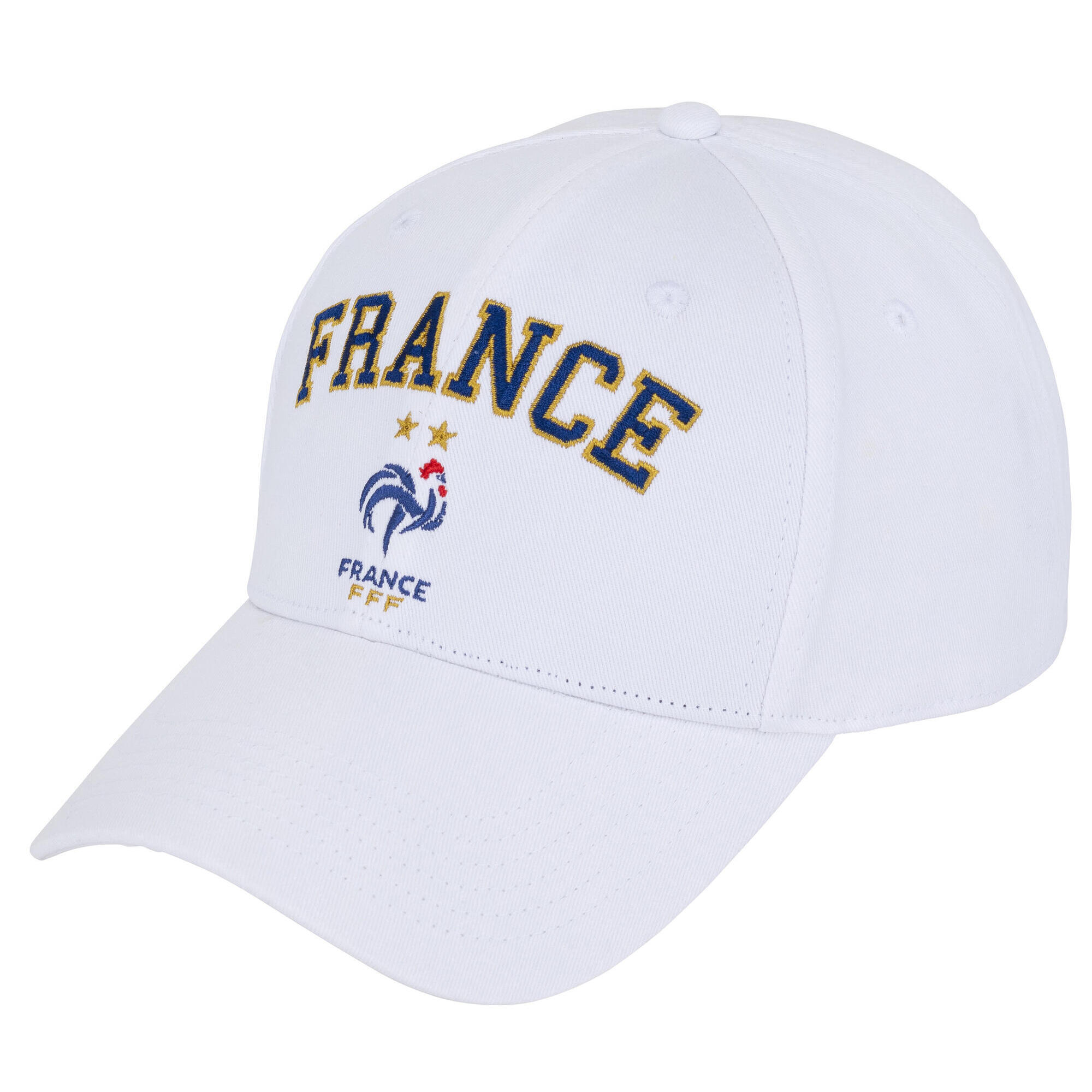 Fff - Casquette Fff - Collection Officielle Equipe De France De Football - Casquette - Blanc - Taille Unique - Decathlon