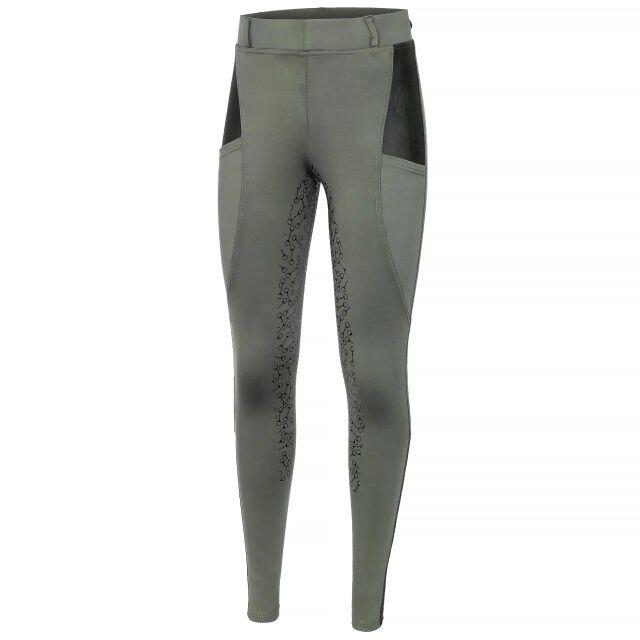 Start - Leggings D'Équitation Pour Enfants Start Kensington Siège Complet - Pantalon D'Équitation - Vert - Decathlon